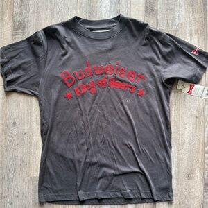 Budweiser King of Beers vintage style cotton t-shirt clothing